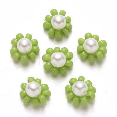 Glass Seed Beads Charms FIND-R086-05E-1