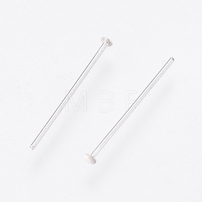 Brass Flat Head Pins KK-O102-05P-1