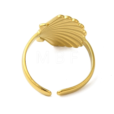 Ocean Beach Series 304 Stainless Steel Cuff Ring RJEW-Q820-02D-1