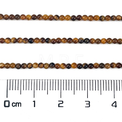 Natural Tiger Eye Beads Strands G-M438-A12-02-1