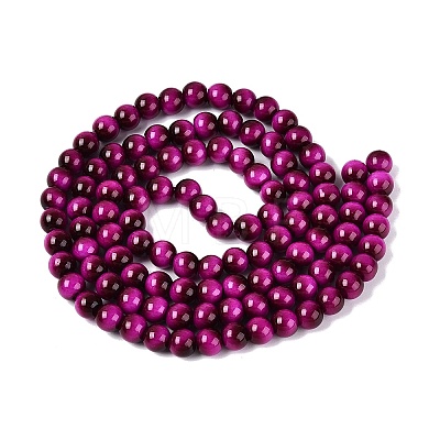 Imitation Tiger Eye Glass Beads Strands GLAA-Q106-03A-B06-1