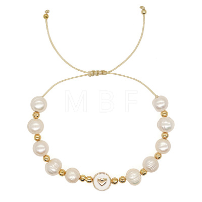 Adjustable Plastic Imitation Pearl Beaded Bracelets XT4203-2-1