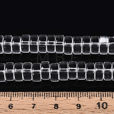 Transparent Glass Beads Strands LS-GLAA-N028-4x8mm-01-1