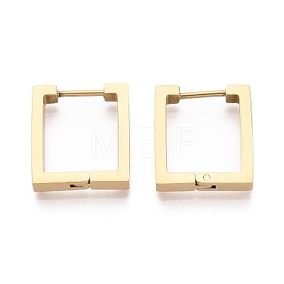 304 Stainless Steel Hoop Earrings STAS-T074-48G-1