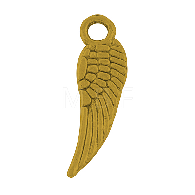 Tibetan Style Alloy Wing Charms LS-TIBEP-3344-AG-NR-1