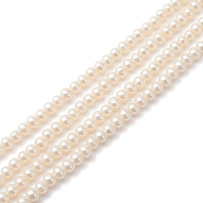 Glass Pearl Beads Strands HY-YW0001-07-1