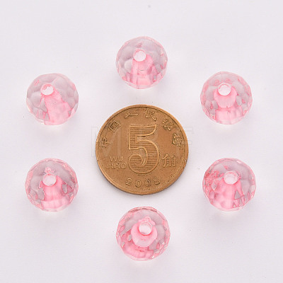 Transparent Acrylic Beads TACR-S154-10A-26-1