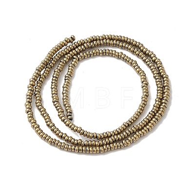 Electroplated Synthetic Non-magnetic Hematite Beads Strands G-I364-I01-01A-1