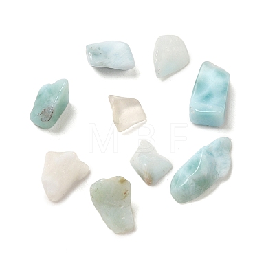 Natural Larimar Chip Beads G-Q193-01A-1