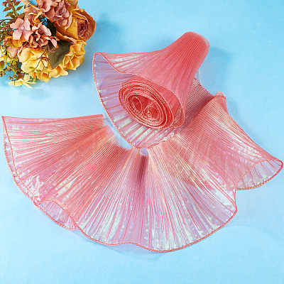 5 Yards Polyester Ruffled Ribbon OCOR-TA0004-06A-1
