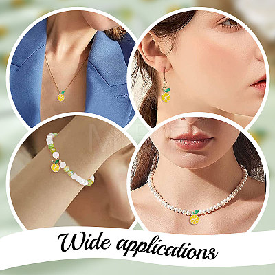 10Pcs Brass Micro Pave Cubic Zirconia Pendants KK-BBC0004-76-1