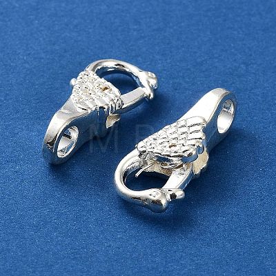 Tibetan Style Alloy Lobster Claw Clasps TIBE-T002-26S-RS-1