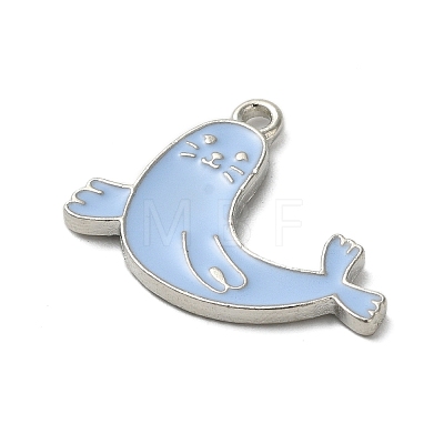 Winter Theme Alloy Enamel Pendants ENAM-M002-05A-P-1