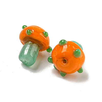 Handmade Lampwork Beads Strands LAMP-N025-03L-1