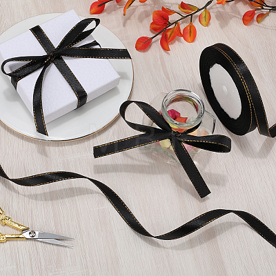 Gold Edged Polyester Ribbon OCOR-WH20018-12A-03-1
