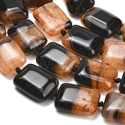 Natural Agate Beads Strands GG-L001-M01-01E-1