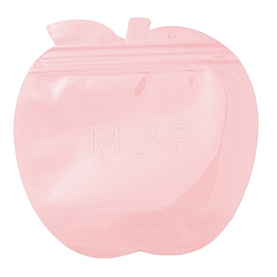 Apple Shaped Plastic Packaging Yinyang Zip Lock Bags OPP-D003-01C-1