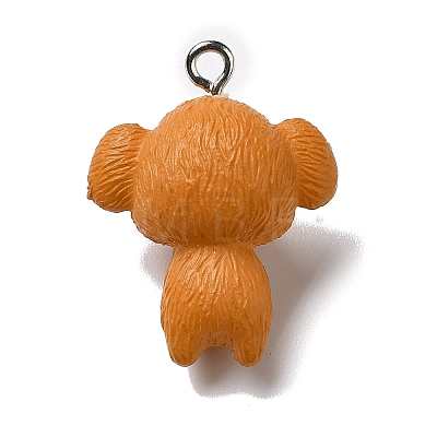 Opaque Resin Animal Pendants RESI-O014-01A-1