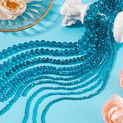 11 Strands 11 Styles Electroplate Glass Beads Strands EGLA-TA0003-05-1