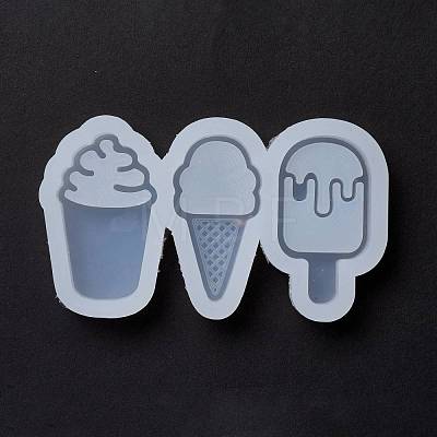 Ice Cream Cup & Ice Cream Cone & Ice Lolly Silicone Molds DIY-C045-01-1