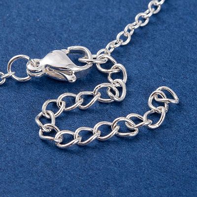 Brass Cable Chain Ring Bracelets for Women BJEW-L690-01S-1