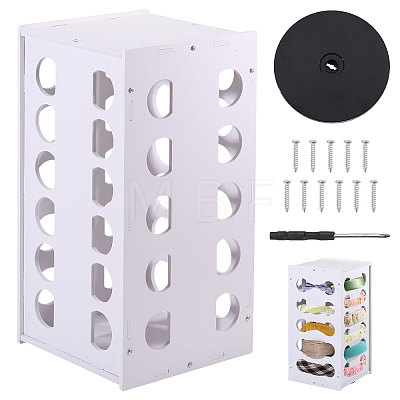 Rotatable PVC Headband Organizer Racks AJEW-WH0077-226-1