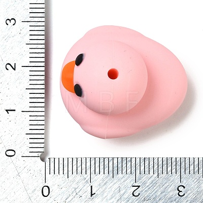 Duck Food Grade Silicone Focal Beads SIL-Q030-05C-1