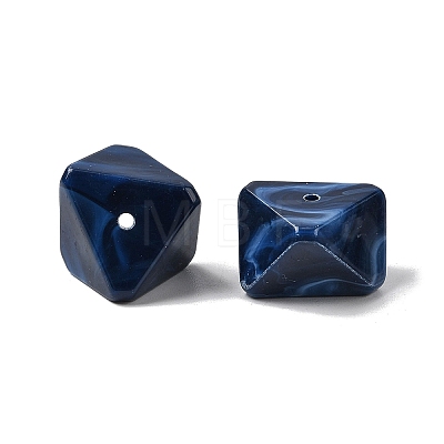 Opaque Acrylic Beads OACR-D320-02G-1