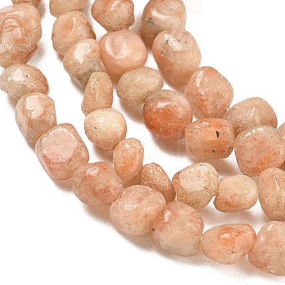 Natural Sunstone Beads Strands GG-CBA9392-25-1