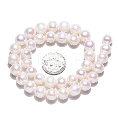 Natural Cultured Freshwater Pearl Beads Strands PEAR-N016-09A-1