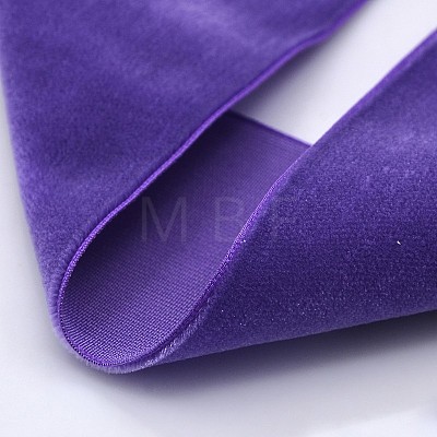 Polyester Velvet Ribbon for Gift Packing and Festival Decoration SRIB-M001-38mm-465-1