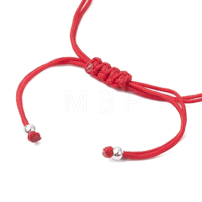 Nylon Braided Bead Bracelets for Women Men BJEW-JB11312-03-1