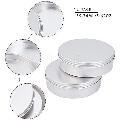 Round Aluminium Tin Cans CON-PH0001-65P-1