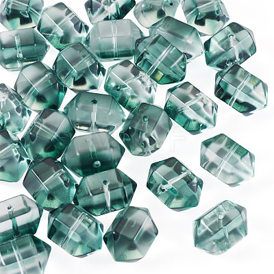 30Pcs Transparent Handmade Lampwork Beads LAMP-TADJ0001-12J-1