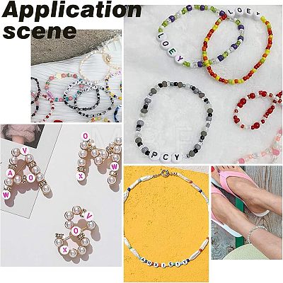 CHGCRAFT Plating Acrylic Beads SACR-CA0001-04-1