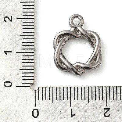 304 Stainless Steel Pendants STAS-M070-03P-1