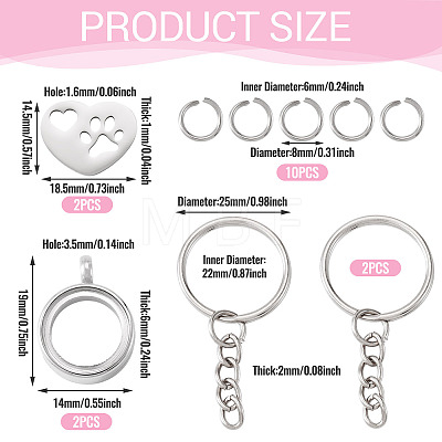 DIY Keychain Making Kits DIY-TA0014-85-1