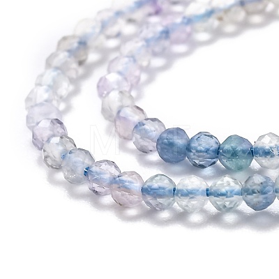 Natural Fluorite Beads Strands G-H266-31A-1