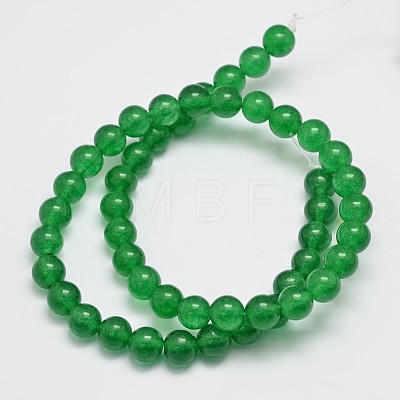 Natural & Dyed Malaysia Jade Bead Strands G-A146-4mm-A-1