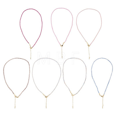 7Pcs 7 Colors 2.5MM Round Nylon Cotton Cord Necklace Making NJEW-TA0001-25G-1
