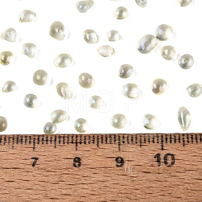 Transparent Electroplate Glass Beads EGLA-Q138-01B-1