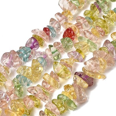 Crackle Glass Bead Strands LS-G-F328-18-1
