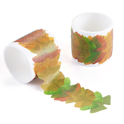 Autumn Leaf Paper Tape Stickers for Card Making DIY-TAC0032-23B-1