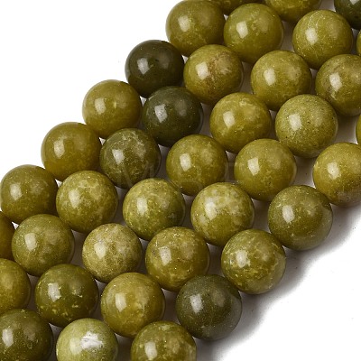Natural Chinese Jade Beads Strands G-F363-12mm-1