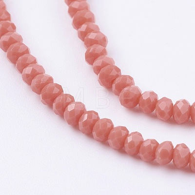 Imitation Jade Glass Beads Strands X-GLAA-G045-A16-1