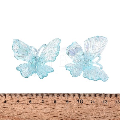 Transparent Plastic Pendants KY-N025-44C-1