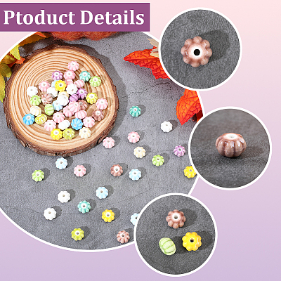 80Pcs Handmade Porcelain Ceramic Beads PORC-PA0001-17-1