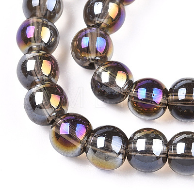 Electroplate Transparent Glass Beads Strands LS-GLAA-T032-T6mm-AB02-1
