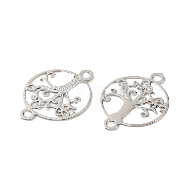 Rack Plating Brass Connector Charms KK-Q792-15P-1
