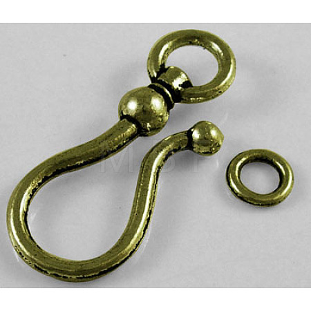Tibetan Style S Hook Clasps LS-MLF5091Y-1